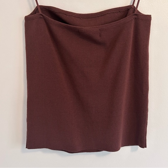 NWT Oak + Fort Stretch Spaghetti Strap Tank Top Size Small - Picture 6 of 12